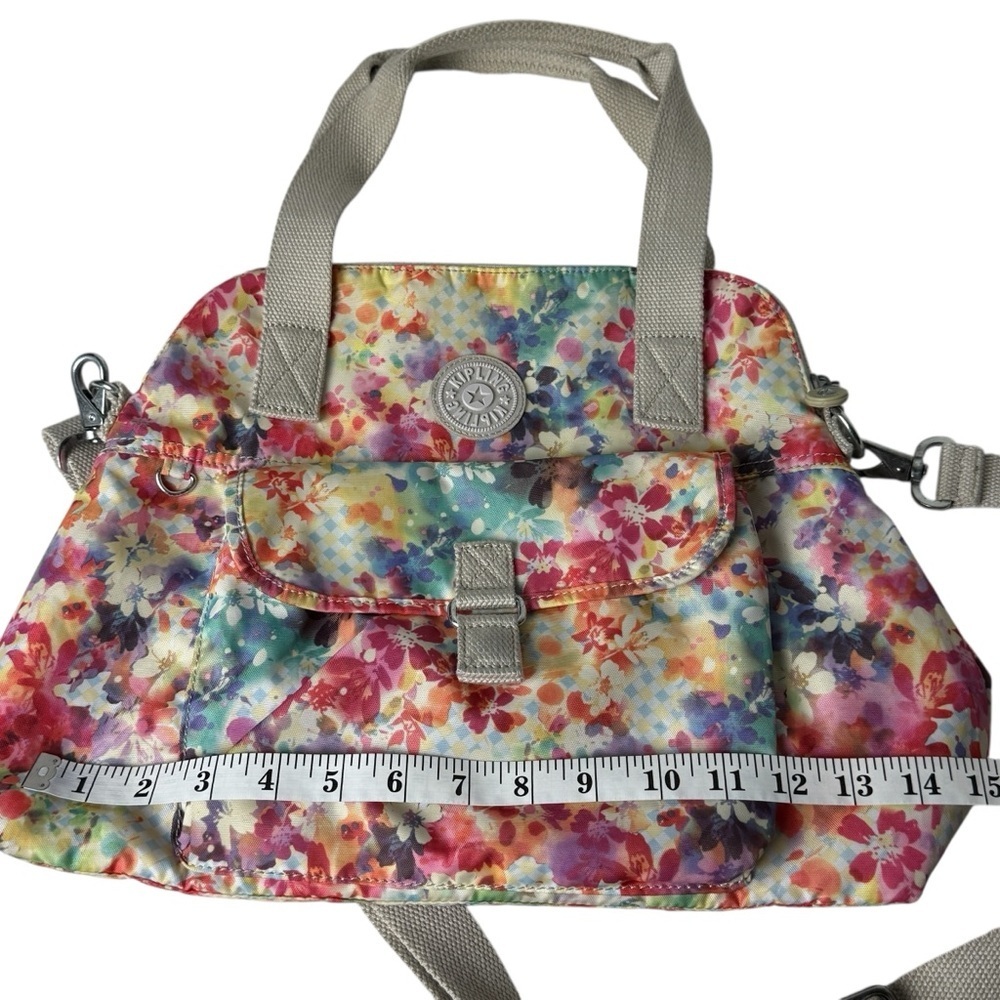 Kipling Felix Fairfax Large Handbag Crossbody Polyester Adjustable Strap Purse - Picture 9 of 11